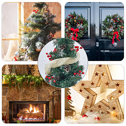 Полиэстеровая декоративная сетчатая лента для елок&nbsp;SIL-WH20025-050D