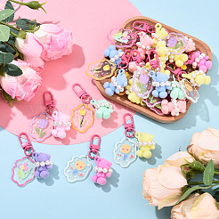 20 шт. подвесные украшения из ракушек и акрила в двух стилях&nbsp;KEYC-YW00214