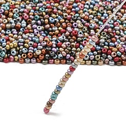 Матовые металлические цвета стеклянные бусины&nbsp;EGLA-K064-02