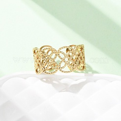 Кольца-манжеты из нержавеющей стали 304 для женщин&nbsp;RJEW-K309-10B-G