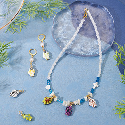 5 шт. фарфоровые подвески&nbsp;PALLOY-TAC0223