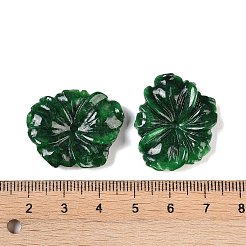 Подвески из окрашенного натурального мьянманского нефрита&nbsp;G-S378-02