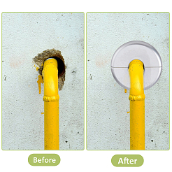 Пластиковая накладка радиатора крышка водопроводной трубы&nbsp;KY-WH0083-001-A02