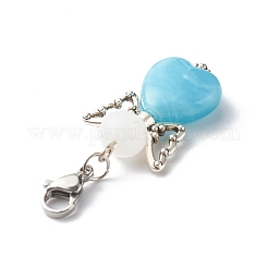 Кулон из акриловых бусин ангела&nbsp;HJEW-JM00520