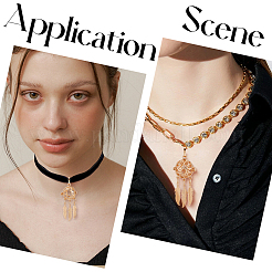 6 шт. 6 стиля полые латунные бусины клетка большие подвески&nbsp;FIND-SC0014-10KCG