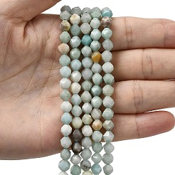 Натуральный цветок амазонитовые бусины пряди&nbsp;G-Z119-A08-01