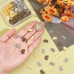 150 шт. 3-цветные литые звенья для люстры&nbsp;FIND-PH0018-73