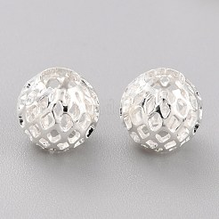 Долговечные полые латунные бусины с покрытием&nbsp;KK-O133-002C-S