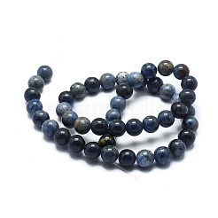 Натуральные дюмортьеритовые кварцевые бусины&nbsp;G-I224-03-10mm