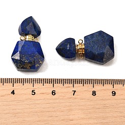 Подвески для флаконов духов из окрашенного натурального лазурита&nbsp;G-L623-12G-04