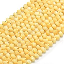 Естественный желтый нефрит бисер нитей&nbsp;LS-G-P573-A50-01