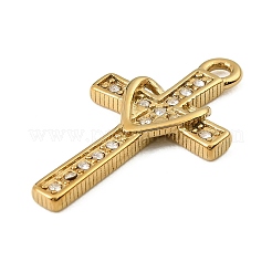 Подвески из нержавеющей стали 304 со стразами&nbsp;STAS-P430-01C-G01