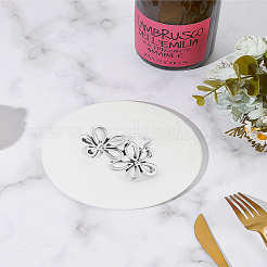 1 шт. манжетные кольца из цветочного сплава&nbsp;RJEW-LP0002-77