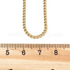 Унисекс повседневный стиль ожерелья из нержавеющей стали 304 панцирные цепи&nbsp;STAS-O037-54G