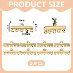 20 шт. латунные звенья для люстр&nbsp;FIND-PH0024-02G