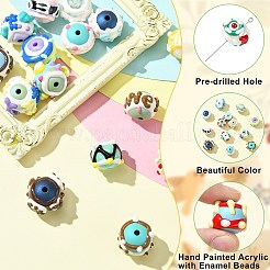 17 шт. 17-х цветный акрил&nbsp;MACR-CJ0002-30