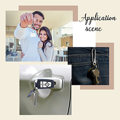 2шт. 2-х цветные крючки для ловли карпа из сплава&nbsp;AJEW-SC0001-39B