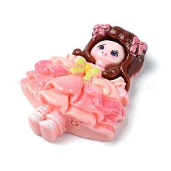 Мультяшные девушки из непрозрачной смолы декодируют кабошоны&nbsp;RESI-S392-06B-01