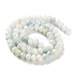 Стеклянные бусины с гальваническим покрытием &nbsp;LAMP-S068-02O