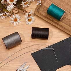 3 рулон 3-х цветной плоской вощеной полиэфирной нити&nbsp;YC-CL0001-01C