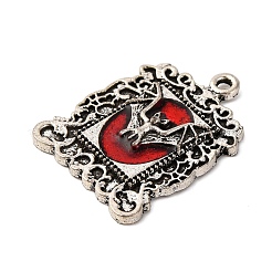 Подвески из эмали из сплава Hallowmas&nbsp;ENAM-K079-01B-AS