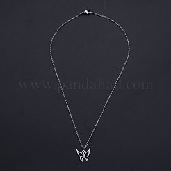 Не тускнеющие подвески из нержавеющей стали 201&nbsp;NJEW-S105-JN514-40-1