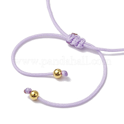 Плетеные браслеты из бисера из натурального голубого кружева из агата&nbsp;BJEW-JB11155-05