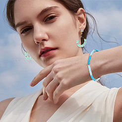 72 шт. 6-х стилевая стойка для гальванизации латунных бусин&nbsp;KK-FH0005-41