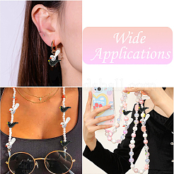 10шт 2 цвета бусины лэмпворк ручной работы&nbsp;LAMP-CJ0002-54