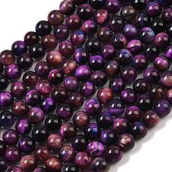 Природных тигровый глаз бисер нитей&nbsp;G-F561-6mm-B07