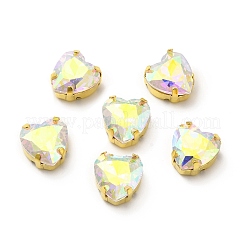 Пришиваем стразами в форме сердца&nbsp;GLAA-C024-14C-001AB