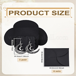 1 пара серег с подвесками из сплава&nbsp;EJEW-LP0009-17C