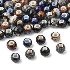 68шт 9 цвета фарфоровые бусины ручной работы&nbsp;PORC-FS0001-23A