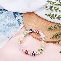 10шт 5 цвета бусины лэмпворк ручной работы&nbsp;GLAA-OC0001-20