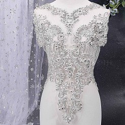 Ткань с вышивкой из полиэстера пришить заплатки&nbsp;DIY-WH20032-29