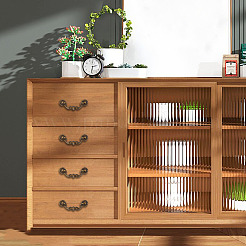 Ручки-скобы из сплава&nbsp;FIND-WH0148-254