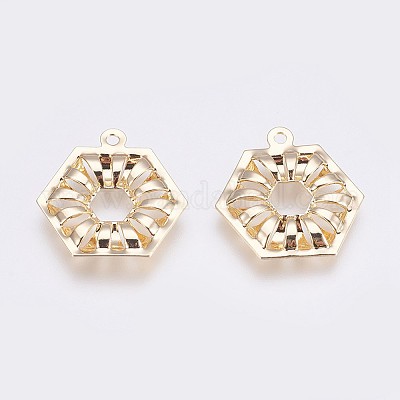 Латунные подвески&nbsp;KK-I622-14G-NF-1