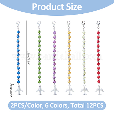 Сменные ползунки на молнии из плоского сплава и АБС-пластика с имитацией жемчуга и бисером&nbsp;HJEW-FH00031-1