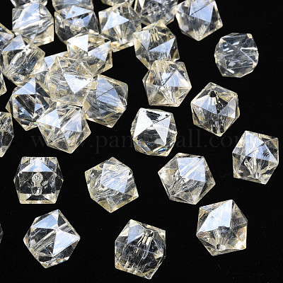 Прозрачные акриловые бусины&nbsp;MACR-S373-100-P08-1