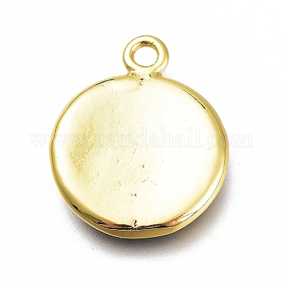 Латунь эмаль подвески&nbsp;KK-H103-02P-G-1