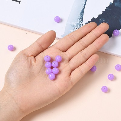 Флуоресцентные акриловые бусины&nbsp;MACR-R517-10mm-09-1