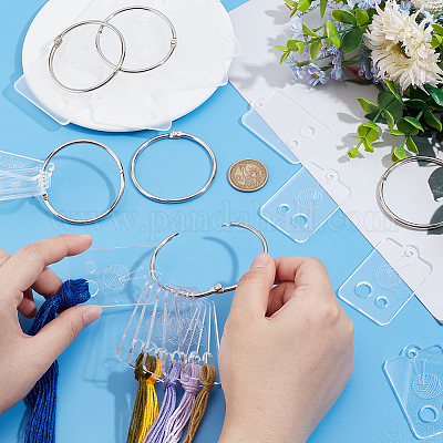 30 шт. акриловые доски для намотки ниток&nbsp;TOOL-PH0001-79A-1