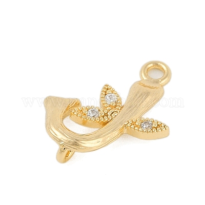 Латунные хрустальные стразы буквы звенья соединительные подвески&nbsp;KK-S395-06G-J-1