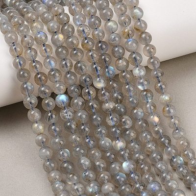 Природные лабрадорита бисер нитей&nbsp;G-H337-A02-02-1