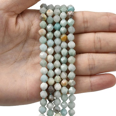 Натуральный цветок амазонитовые бусины пряди&nbsp;G-Z119-A08-01-1