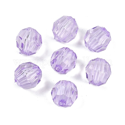 Прозрачные акриловые бусины&nbsp;OACR-Q015-02F-1