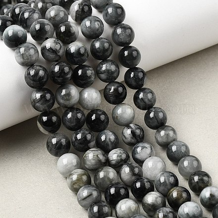 Натуральный орлиный глаз бусы&nbsp;G-G344-A05-8mm-1