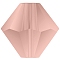 Preciosa® Crystal Beads, Czech Crystal, Bicone(451 69 302 Rondelle), 70030 840 Rose Peach Matt, 6mm, Hole: 1mm