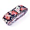 Japanese Kimono Style Floral Cotton Ribbon, Single Printed, for DIY Hair Bow, Headwear, Handmade Trim, Prussian Blue, 1-1/2 inch(40mm), about 10yards/roll(9.14m/roll)