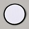 Computerized Embroidery Cloth Iron on/Sew on Patches, Costume Accessories, Appliques, Blank, Flat Round, 60x1mm